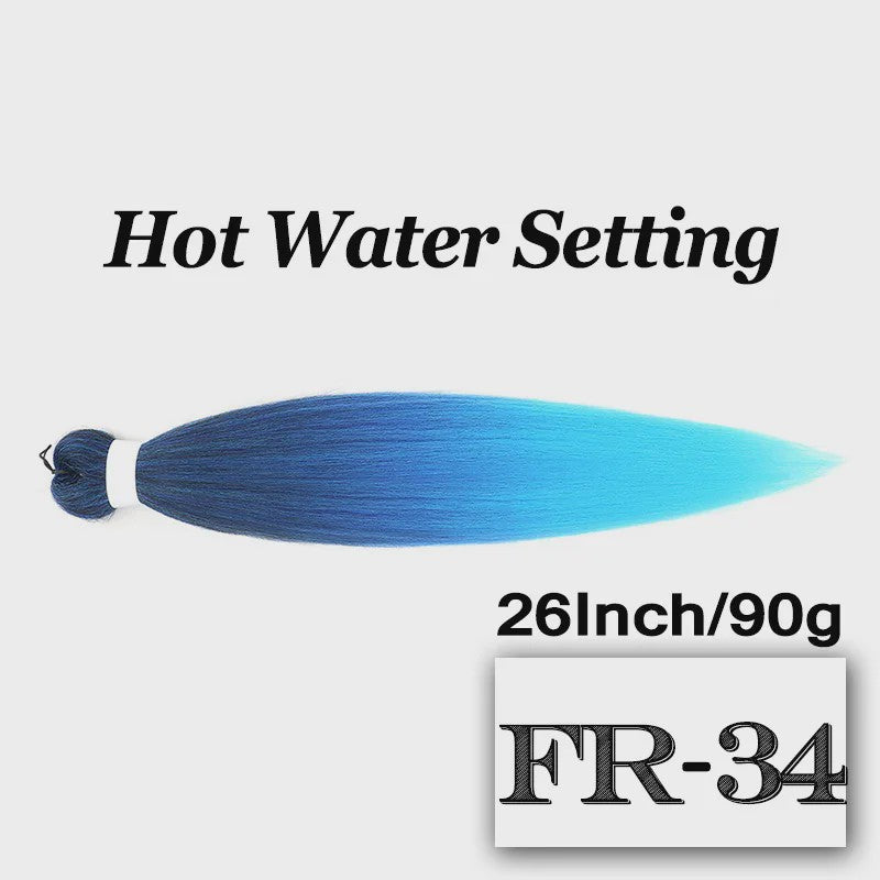 Pre-stretched Braiding Hair 26 Inch - Synthetische Haarverlengingen voor Crochet Braids in Kleuren