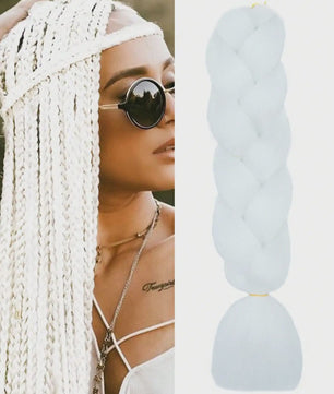 24 Inch Jumbo Braiding Hair Synthetisch Haar Ombre Crochet Braid Extensions voor Dames
