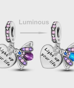 925 Sterling Zilveren Bedel: Vlinder & Vuurvliegje - DIY Sieraden voor Armband & Ketting