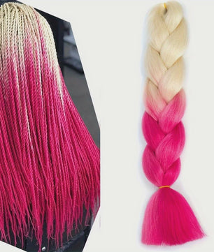 24 Inch Jumbo Braiding Hair Synthetisch Haar Ombre Crochet Braid Extensions voor Dames