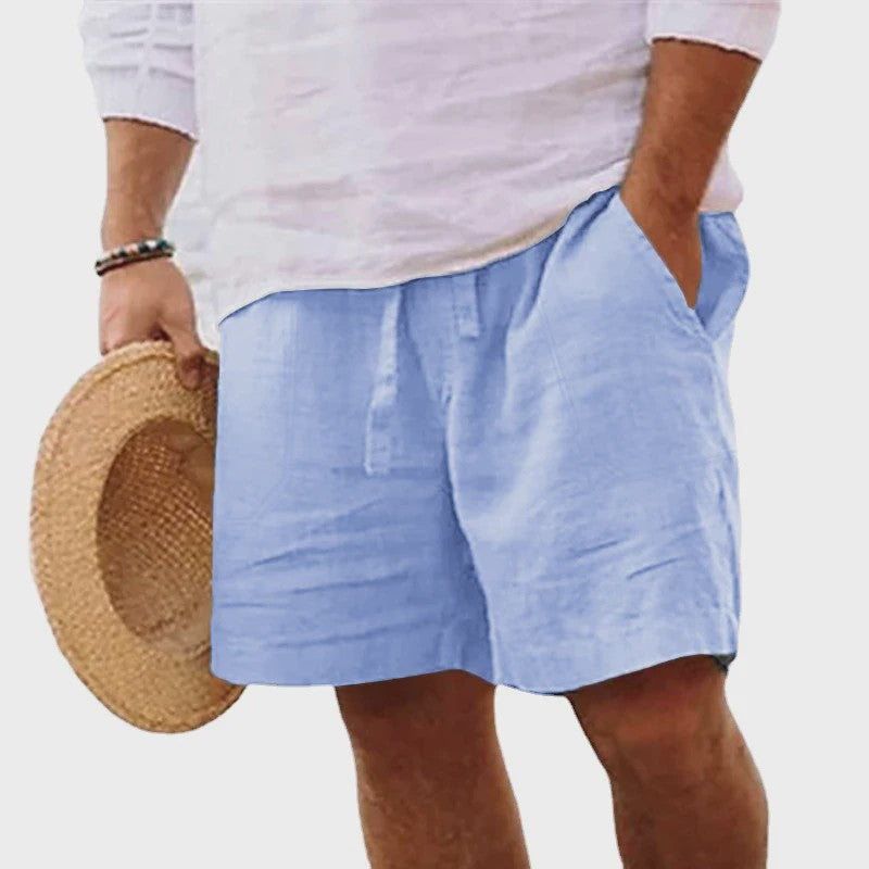 Lichtgewicht Heren Katoenen Shorts - Comfortabel voor Sport, Strand & Casual