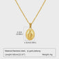 Stijlvolle Gouden Heren Ketting met Kruis Hanger - Roestvrij Staal, Vintage Mode Sieraden