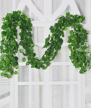 Kunstplant Klimop met Groene Bladeren - Decoratieve Slierplant voor Huis, Bruiloft & Achtergrond