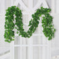 Kunstplant Klimop met Groene Bladeren - Decoratieve Slierplant voor Huis, Bruiloft & Achtergrond