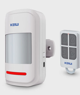KERUI HW19 PIR Bewegingsmelder met Alarm Geluid, Deurbel Functie & SOS Knop