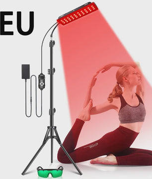 Dubbele LED Roodlichttherapie Lamp met Infrarood voor Pijnverlichting & Huidverzorging