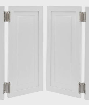 Houten Dubbele Scharnierdeuren 90x40cm - Zwaaiend voor Corridors & Trappen