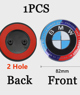 BMW Embleem Vervanging 74/82mm - Motorkap, Kofferbak Badge