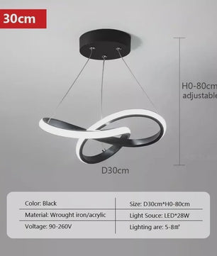 Moderne Scandinavische LED Plafondlamp - Stijlvolle Hanglamp voor Woonkamer, Eetkamer & Slaapkamer