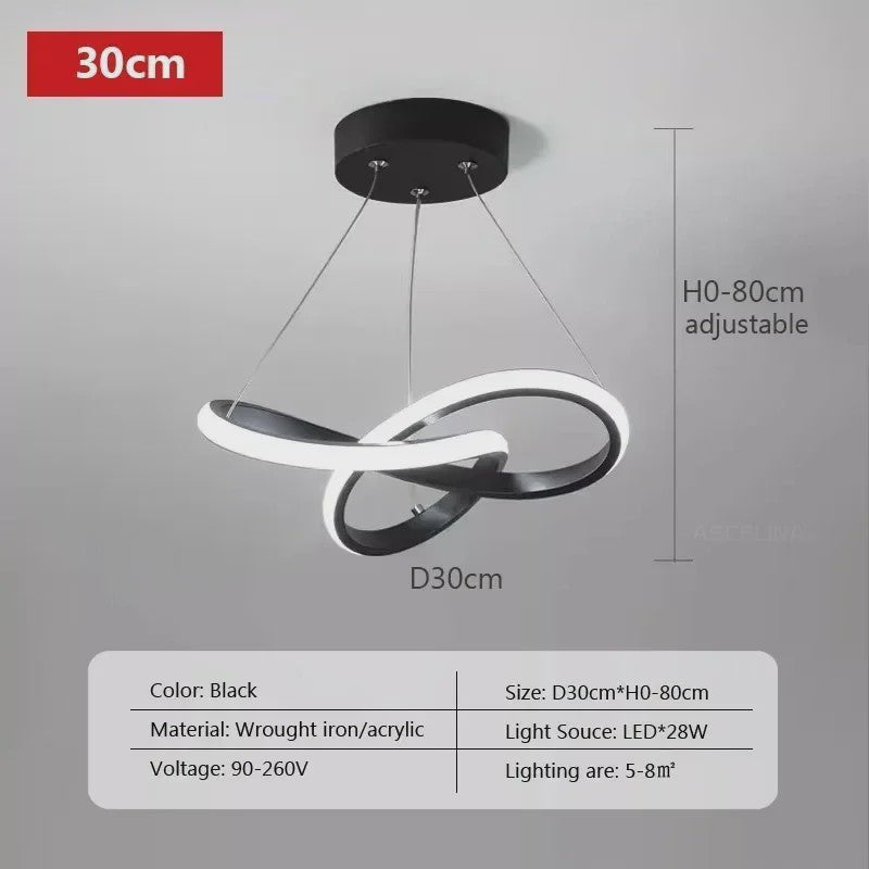 Moderne Scandinavische LED Plafondlamp - Stijlvolle Hanglamp voor Woonkamer, Eetkamer & Slaapkamer