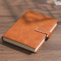 Luxe Vintage A5 Leren Notitieboek met Gepersonaliseerde Kaft - Perfect voor Werk & Studie