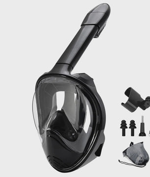 Full Face Snorkelmasker met Afneembare Camera Mount - Anti-condens & Anti-lek