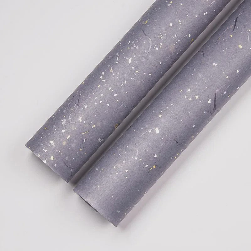 Luxe Geschenkpapier Set - 6 Kleuren met Goud & Zilver Sprinkles - Waterdicht & Ideaal voor Knutselen