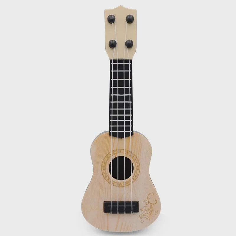 Houten Mini Gitaar Speelgoed met 4 Snaren - Ideaal voor Kinderen en Beginners