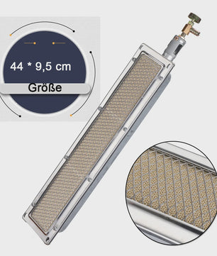 Infrarood Gas Zijbrander - Keramische Brander voor BBQ & Camping