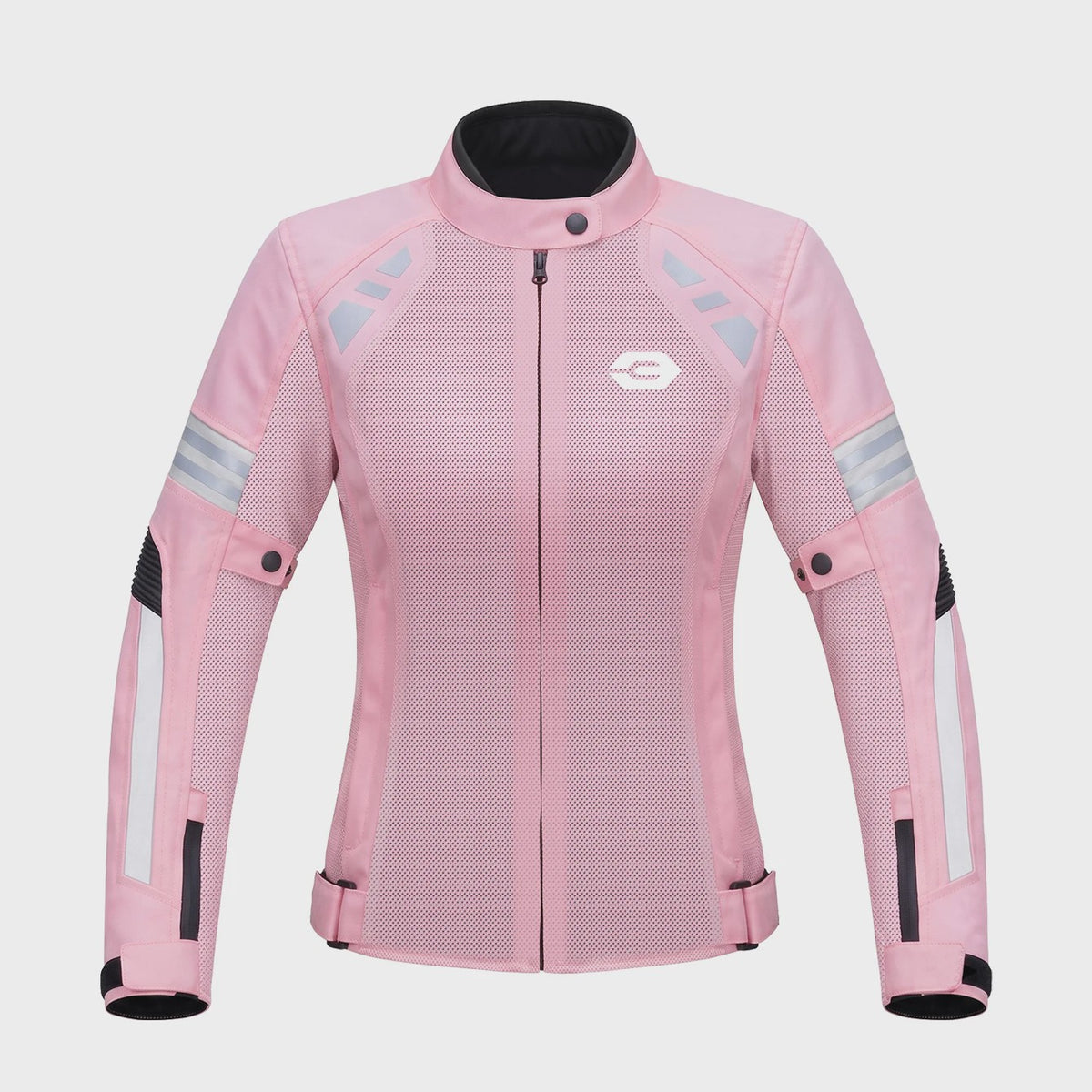 Ademende Dames Motorjas Zomer - Mesh Textiel met Verwijderbare Protectors