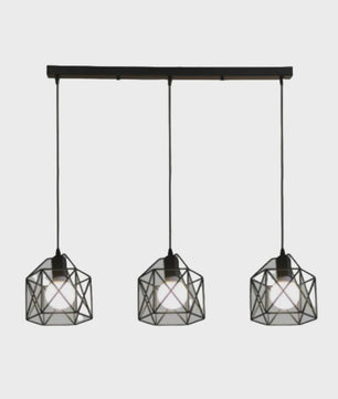 Industriële Vintage Hanglamp LED - Metalen Kooi Design voor Keuken, Woonkamer