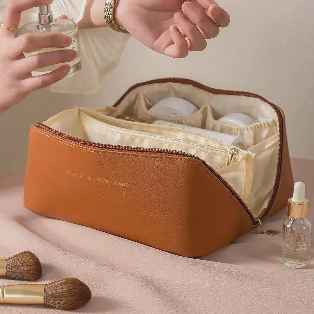 Luxe Make-up Organizer Tas voor Dames - Ruim en Praktisch voor Reizen