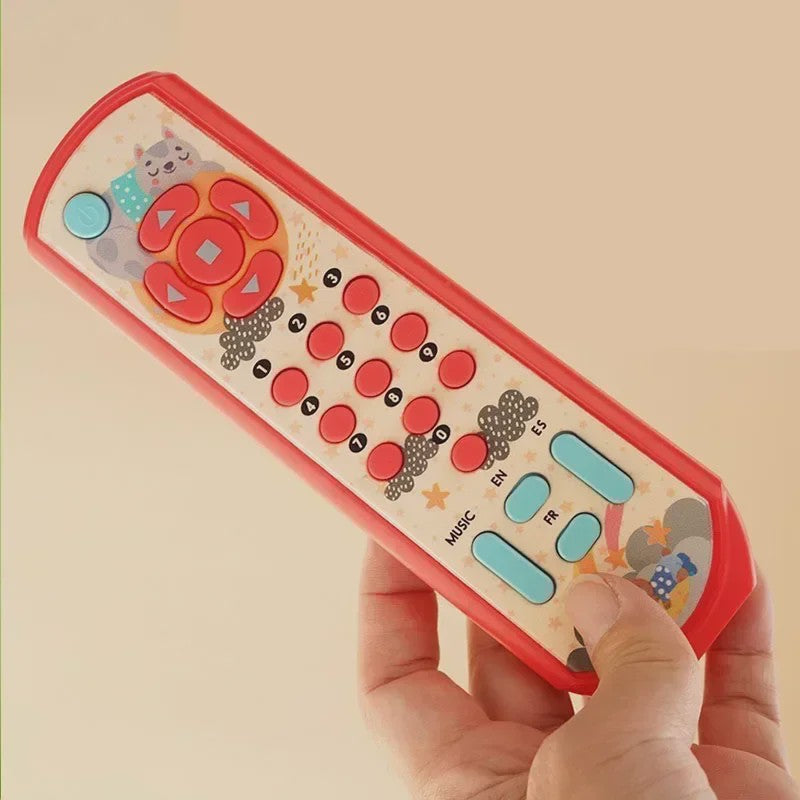 Interactieve Baby Afstandsbediening Speelgoed met Muziek & Licht - Leerzaam Speelgoed voor 1-3 Jaar
