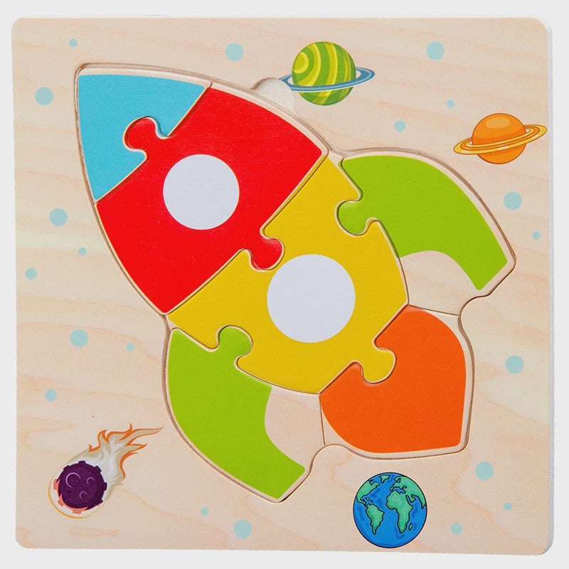 Houten 3D Puzzels voor Kinderen - Leerzaam Dieren Tangram Puzzel Speelgoed