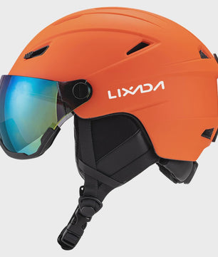 LIXADA Skihelm en Snowboardhelm met Geïntegreerd Vizier voor Dames en Heren