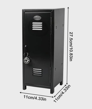 Mini Metal Lockerkastje - Kantoor & Slaapkamer Organizer met Slot