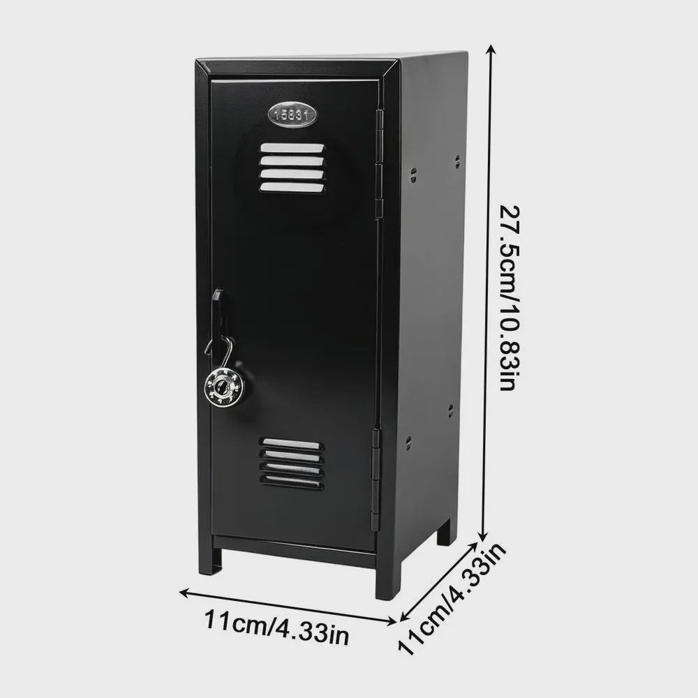 Mini Metal Lockerkastje - Kantoor & Slaapkamer Organizer met Slot