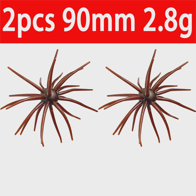 Zachte Kunstaas Zee-egel 10cm 9g - TPE Vis Lure voor Brasem, Baars & Forel