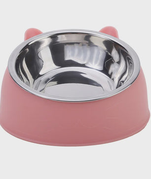 Verhoogde RVS Kattenbak & Voerbak - Kantelbaar Design voor Puppy, Kitten & Hond