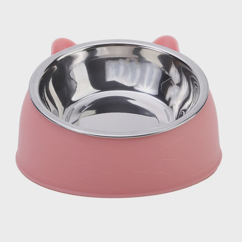 Verhoogde RVS Kattenbak & Voerbak - Kantelbaar Design voor Puppy, Kitten & Hond