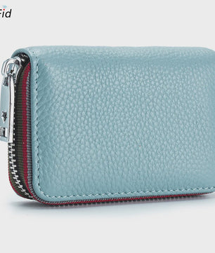 Luxe Lederen Pasjeshouder Portemonnee met RFID - Accordion Design - Heren & Dames