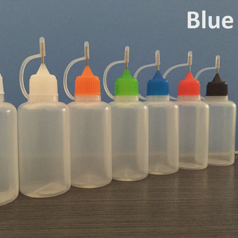 Set van 5x 30ml Precisie Doseerflesjes met Naaldpunt - Ideaal voor Klei, Verf en Lijm