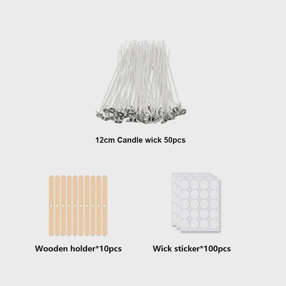 Complete DIY Kaarsenmaakset - Roestvrij Staal & Alle Benodigdheden