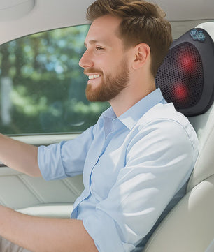 Elektrische Nekmassager Kussen met Warmte & Vibratie - Diepe Kneedmassage