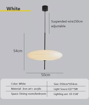 Nordic Design UFO Hanglamp - Stijlvolle Hanglamp voor Eetkamer, Slaapkamer & Restaurant