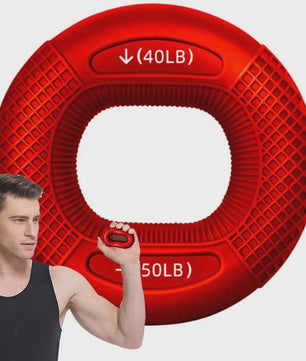 Siliconen Handtrainer Ring - Gripkracht & Vinger Sterkte Oefenapparaat