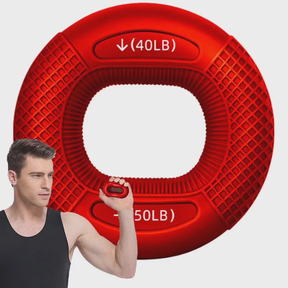 Siliconen Handtrainer Ring - Gripkracht & Vinger Sterkte Oefenapparaat