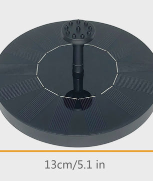 Drijvende Mini Solar Waterfontein voor Tuin, Vijver & Vogelbad - Op Zonne-energie