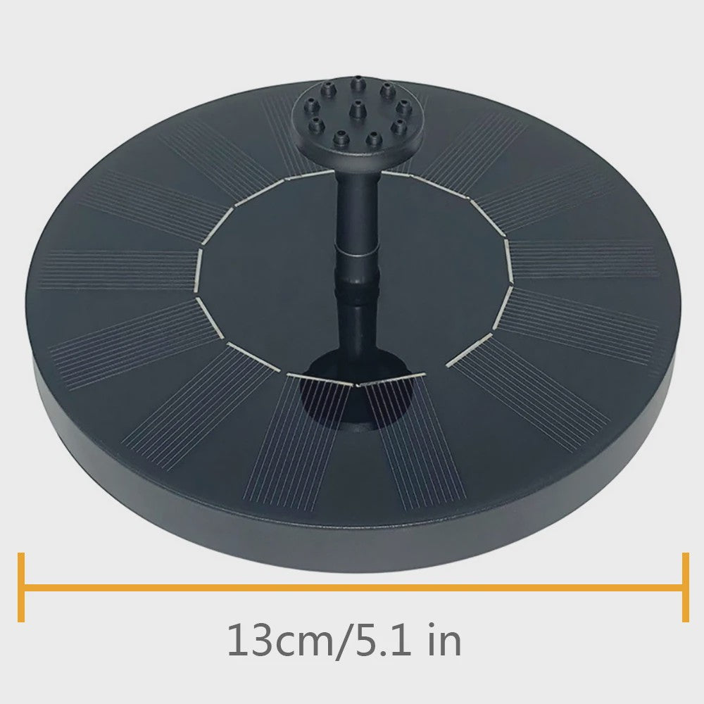 Drijvende Mini Solar Waterfontein voor Tuin, Vijver & Vogelbad - Op Zonne-energie