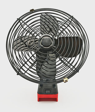Krachtige 18V Accu Ventilator - Metaal, Camping & Buiten Gebruik - Compatibel met Makita, Dewalt, Milwaukee