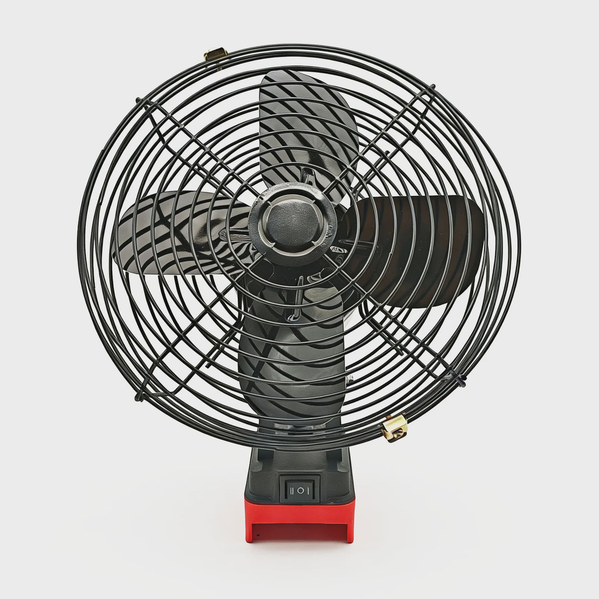Krachtige 18V Accu Ventilator - Metaal, Camping & Buiten Gebruik - Compatibel met Makita, Dewalt, Milwaukee