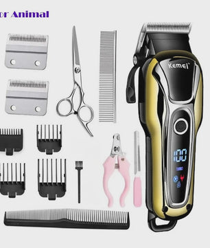 Kemei KM-1990 Professionele Oplaadbare Trimmer voor Huisdieren - Honden & Katten