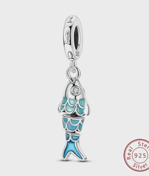925 Sterling Zilver Charms: Walvishaai, Zeepaardje & Dolfijn - Luminous DIY Sieraden & Cadeaus