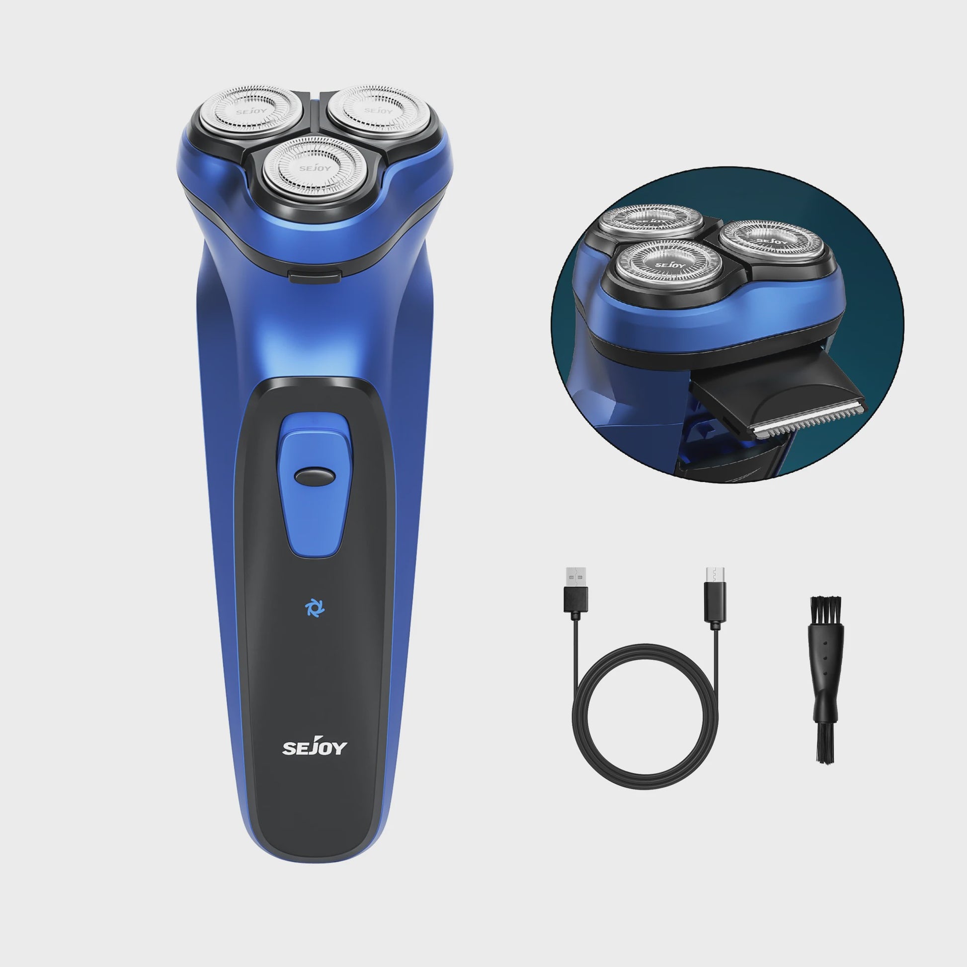 Elektrisch Scheerapparaat voor Mannen: 5-in-1 Multifunctioneel, Waterdicht & Oplaadbaar