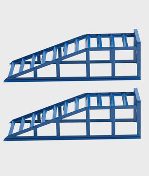 Set van 2 Stevige Stalen Autoramps 95x32x28cm - Heavy Duty Voertuigoprijplaten