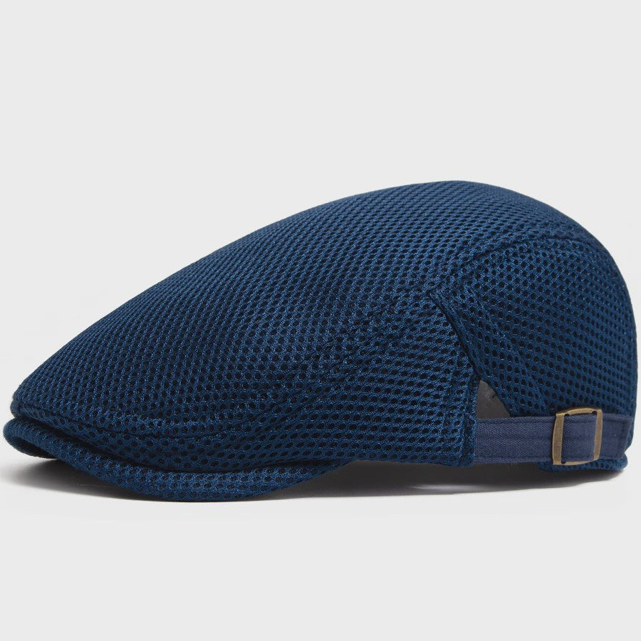 Ademende Mesh Pet - Vintage Flat Cap / Newsboy Cap voor Dames en Heren