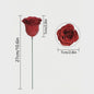 Glitter Rozen Boeket - Kunstbloemen voor Kerst, Valentijnsdag & Decoratie
