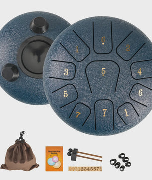 Miwayer 11-Tons Stalen Tongtrommel Geset: Klankhealing voor Yoga, Meditatie & Stressvermindering