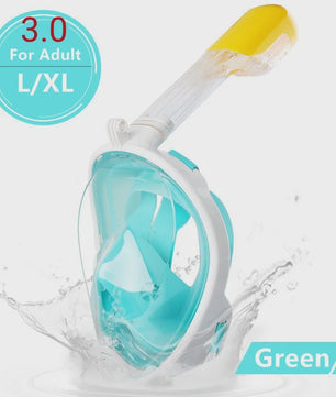 Full Face Duikmasker met Anti-Fog - Snorkelen & Duiken voor Volwassenen & Kinderen