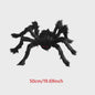 Enorme Zwarte Pluche Spin - Halloween Decoratie 30-200cm